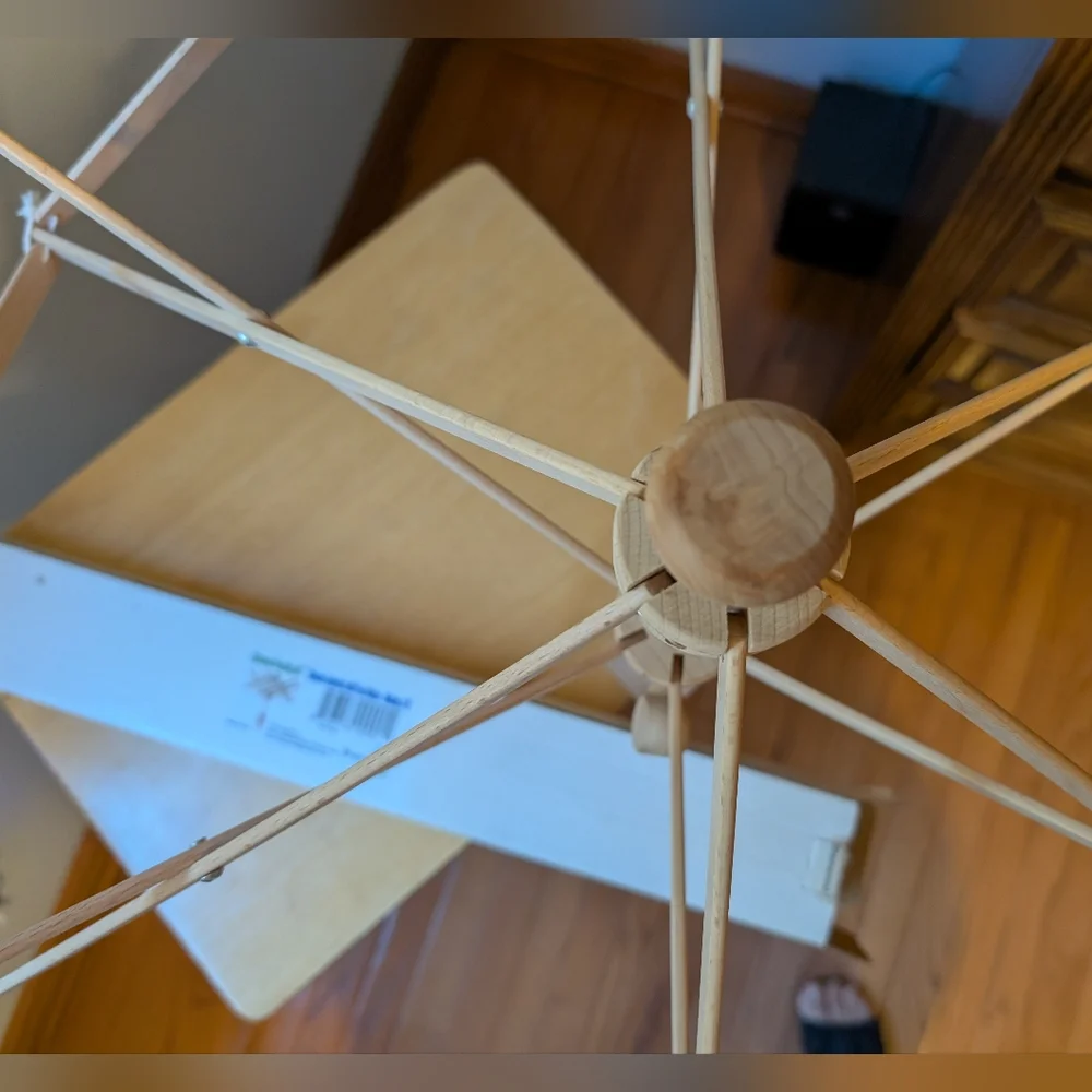 Stanwood Wooden Yarn Swift with Original Box, Made In China - Picture 4 of 8